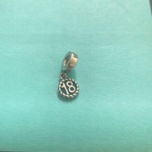 *RETIRED* Pandora 18 Birthday Dangle Charm